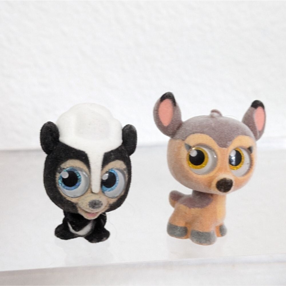Disney Doorables Bambi Deer, Flower Skunk, Set of 2